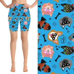 24/7 Biker Shorts - Dozens of Dogs