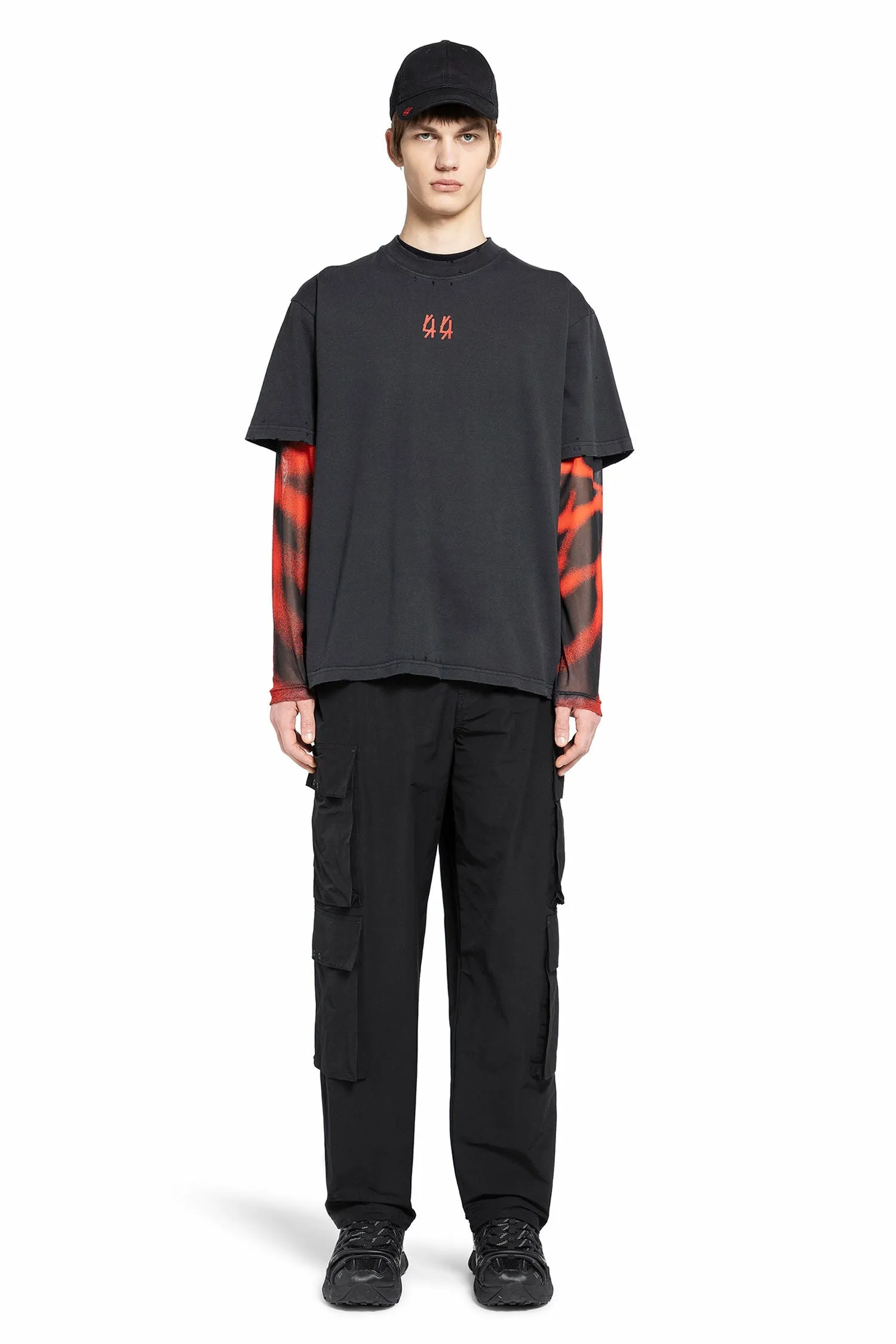 44 LABEL GROUP MAN MULTICOLOR T-SHIRTS & TANK TOPS