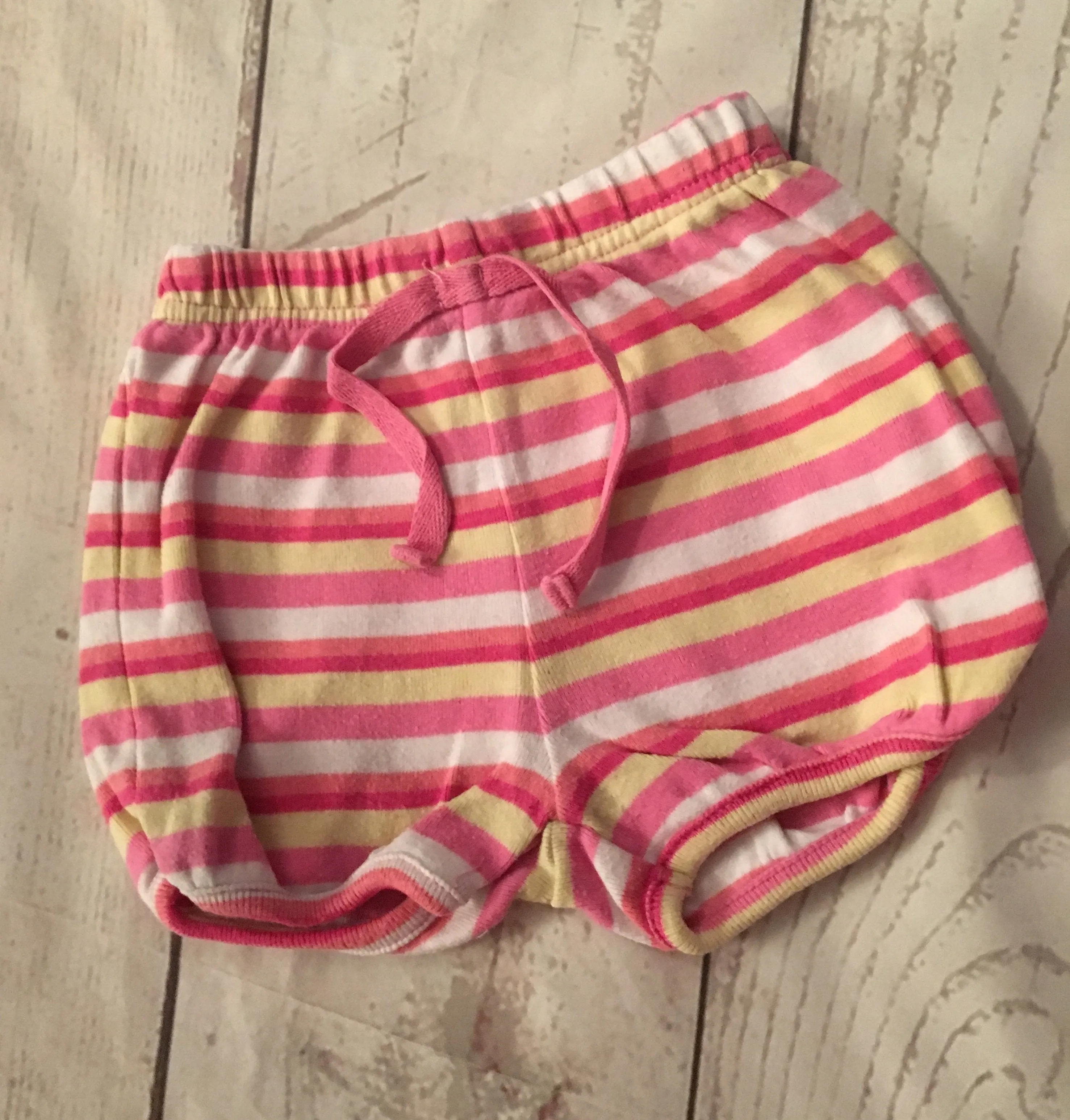 6-9 Months Striped Soft Shorts