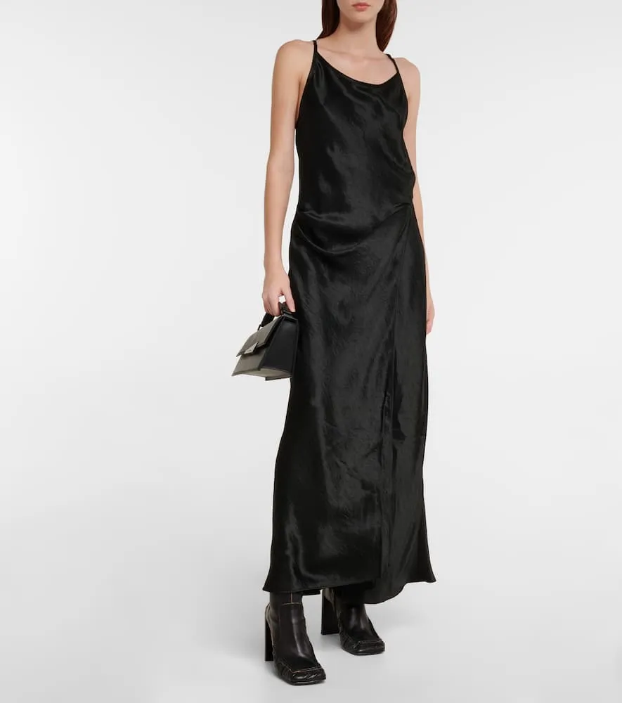 Acne Studios Satin maxi dress