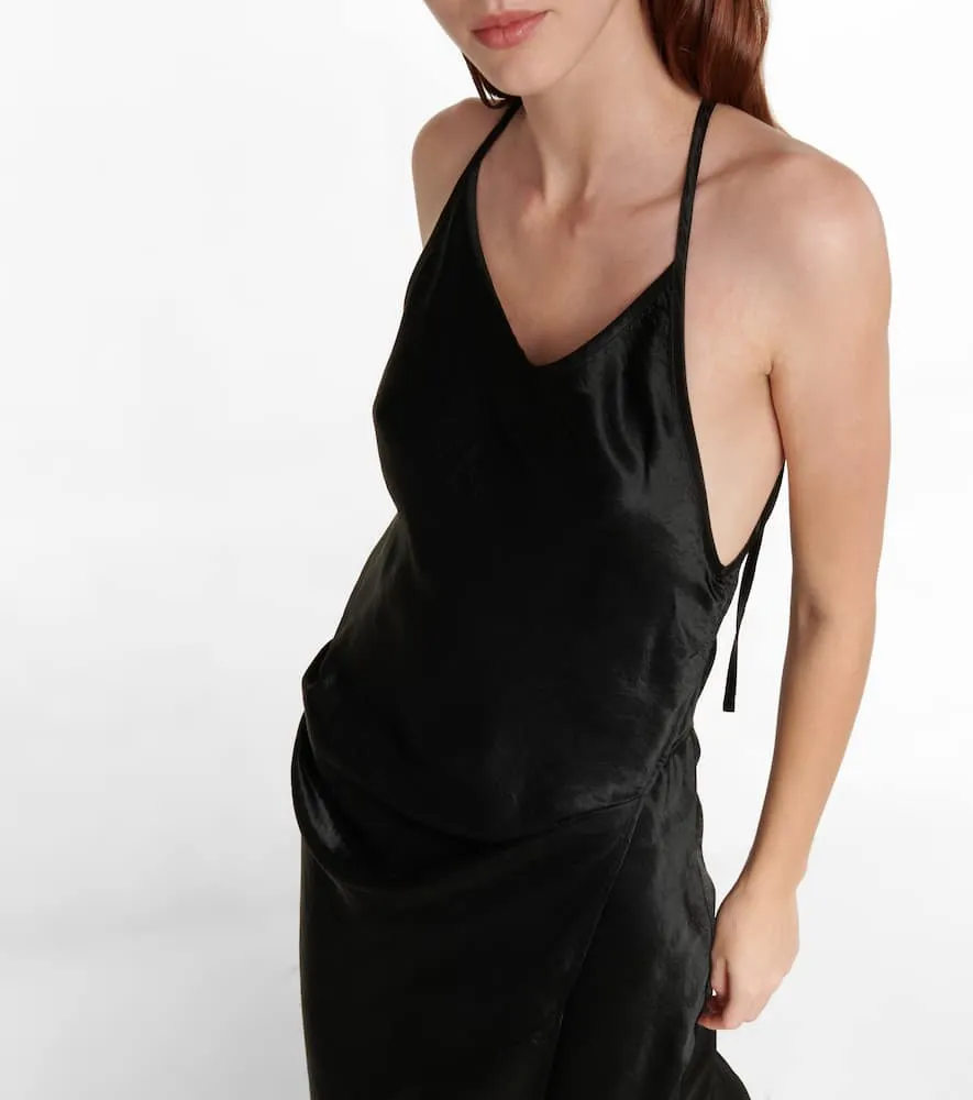 Acne Studios Satin maxi dress