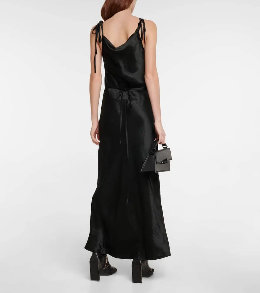 Acne Studios Satin maxi dress