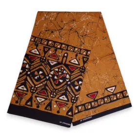 African print fabric - Mustard Kampala - 100% cotton