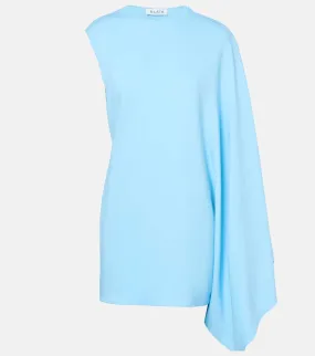 Alaia Asymmetric draped minidress