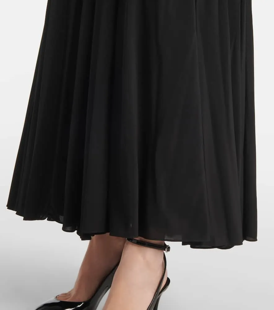 Alaia Gathered maxi dress