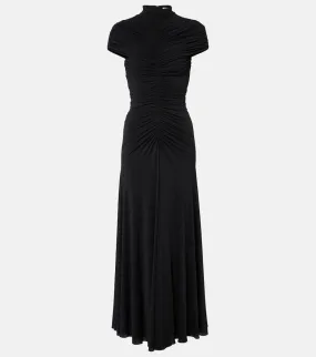 Alaia Gathered maxi dress