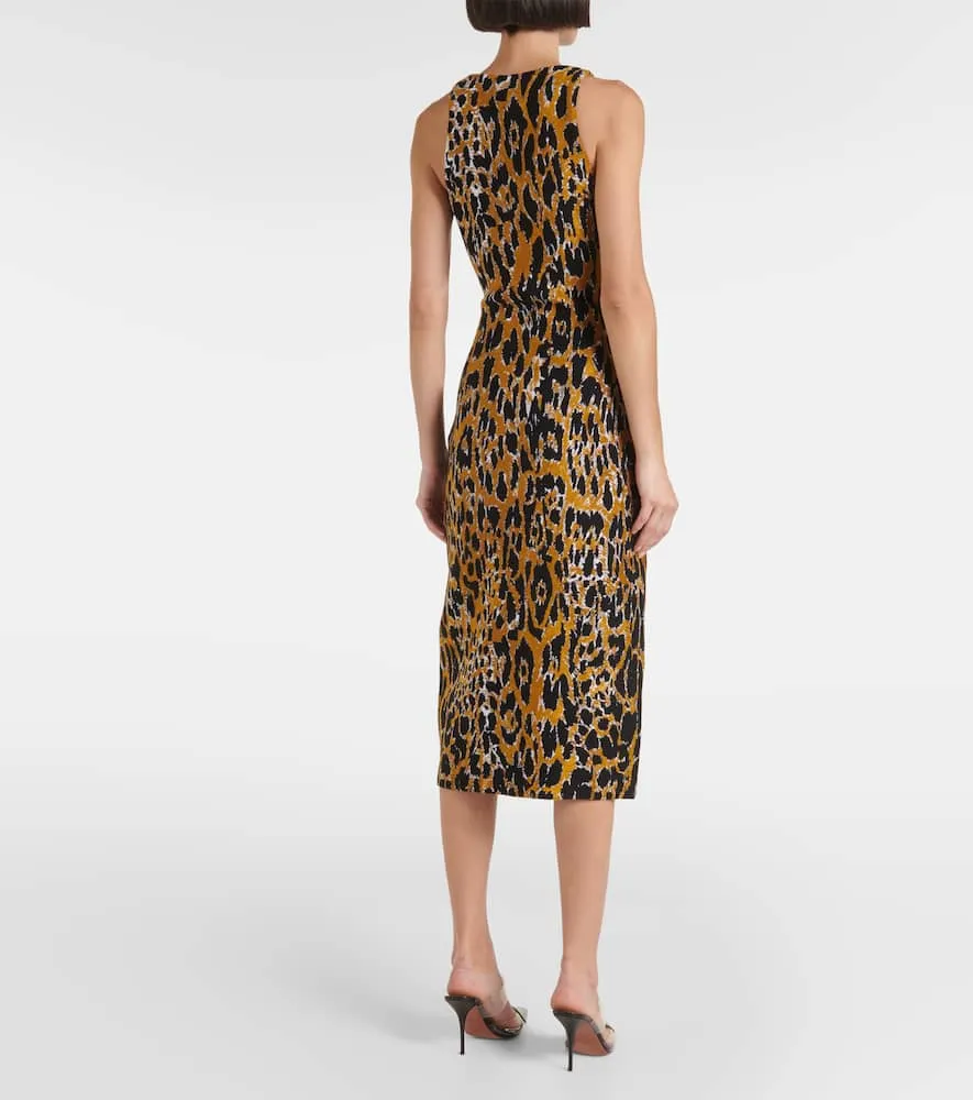 Alaia Jacquard midi dress