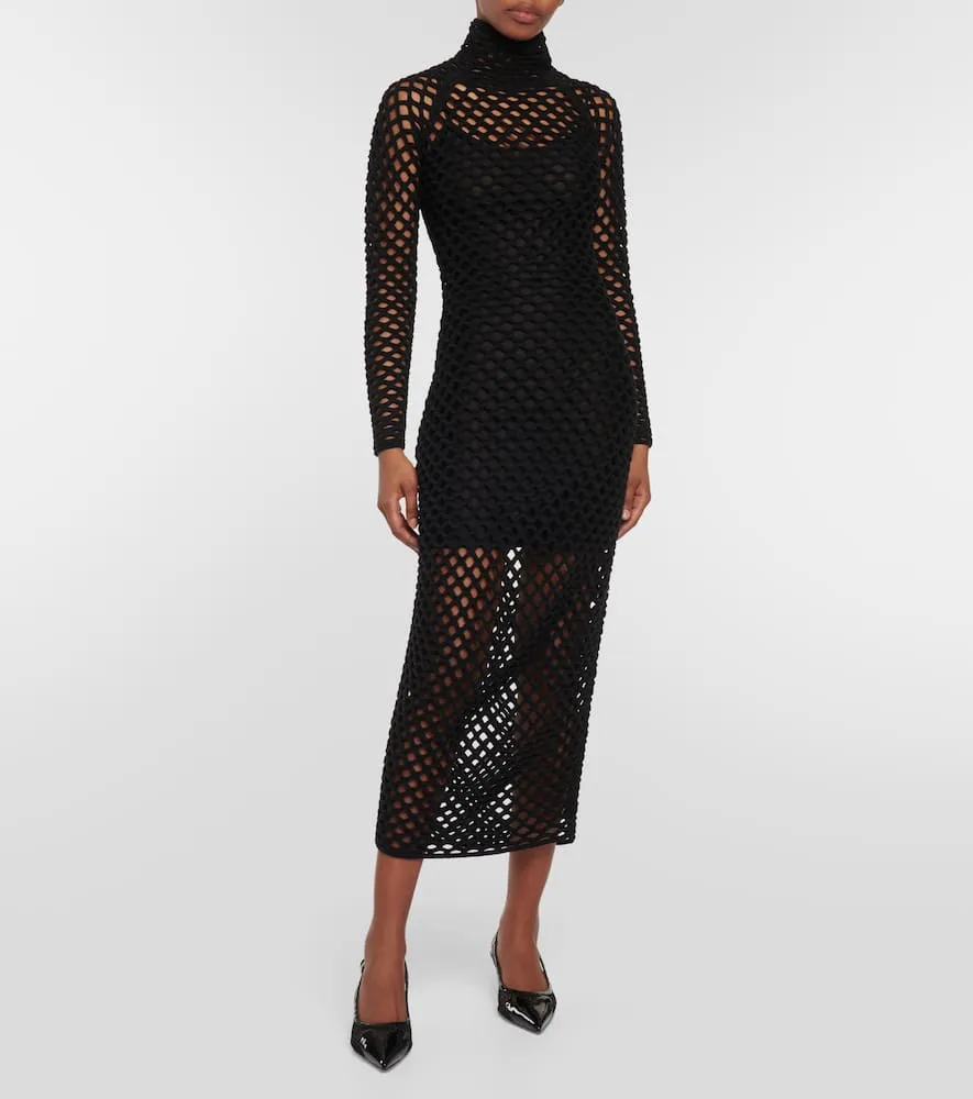 Alaia Sheer net gown