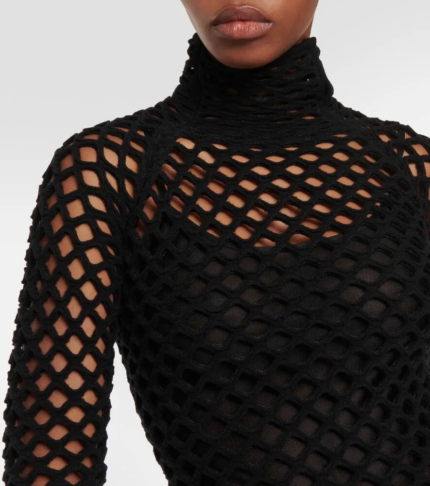 Alaia Sheer net gown