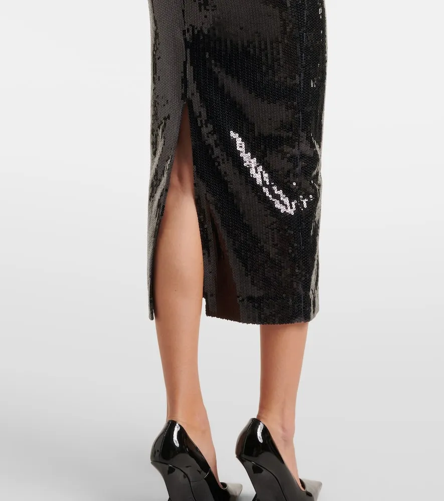 Alex Perry Sequined bustier dress