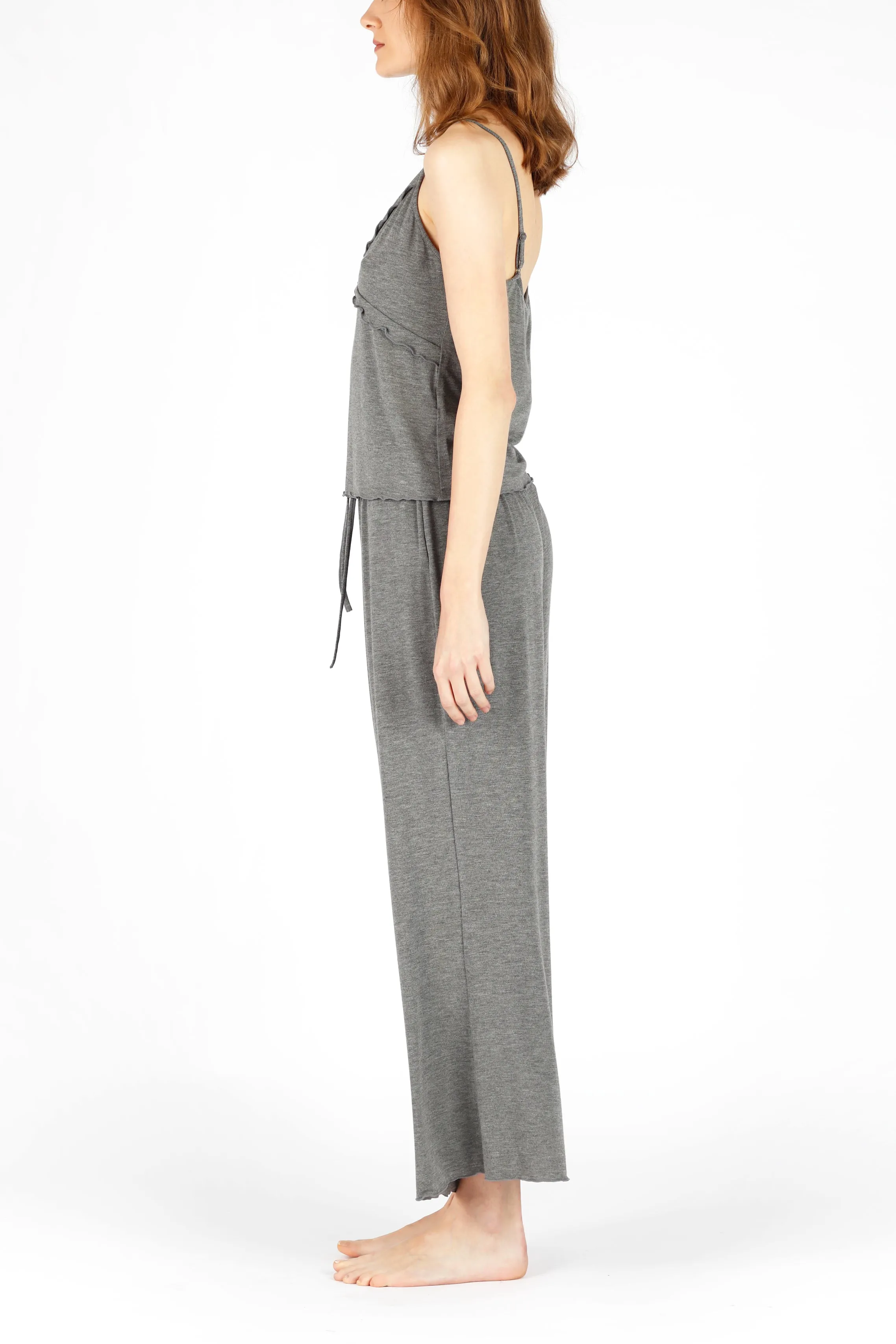 All-Day-Chic PJ Top - Charcoal