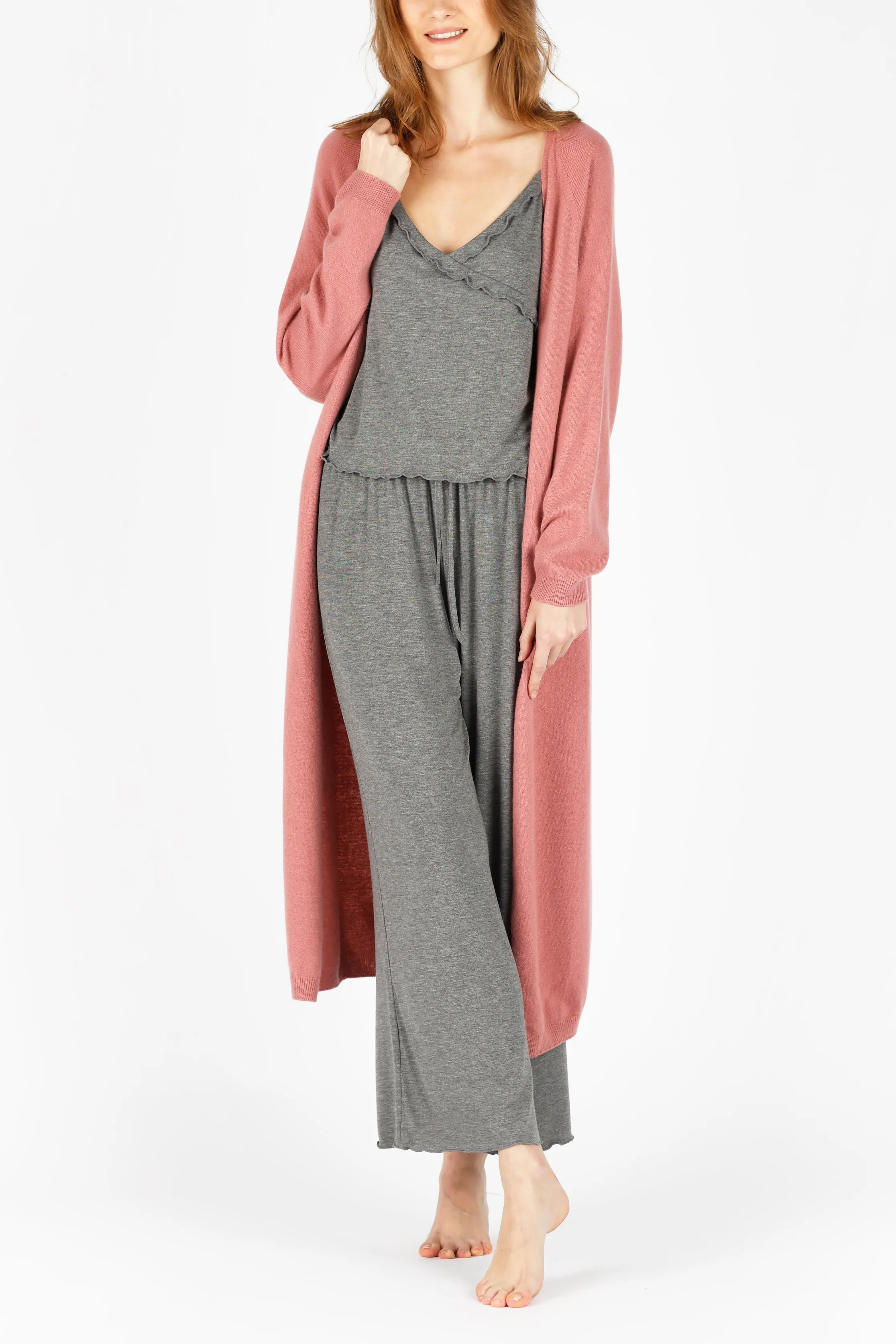 All-Day-Chic PJ Top - Charcoal