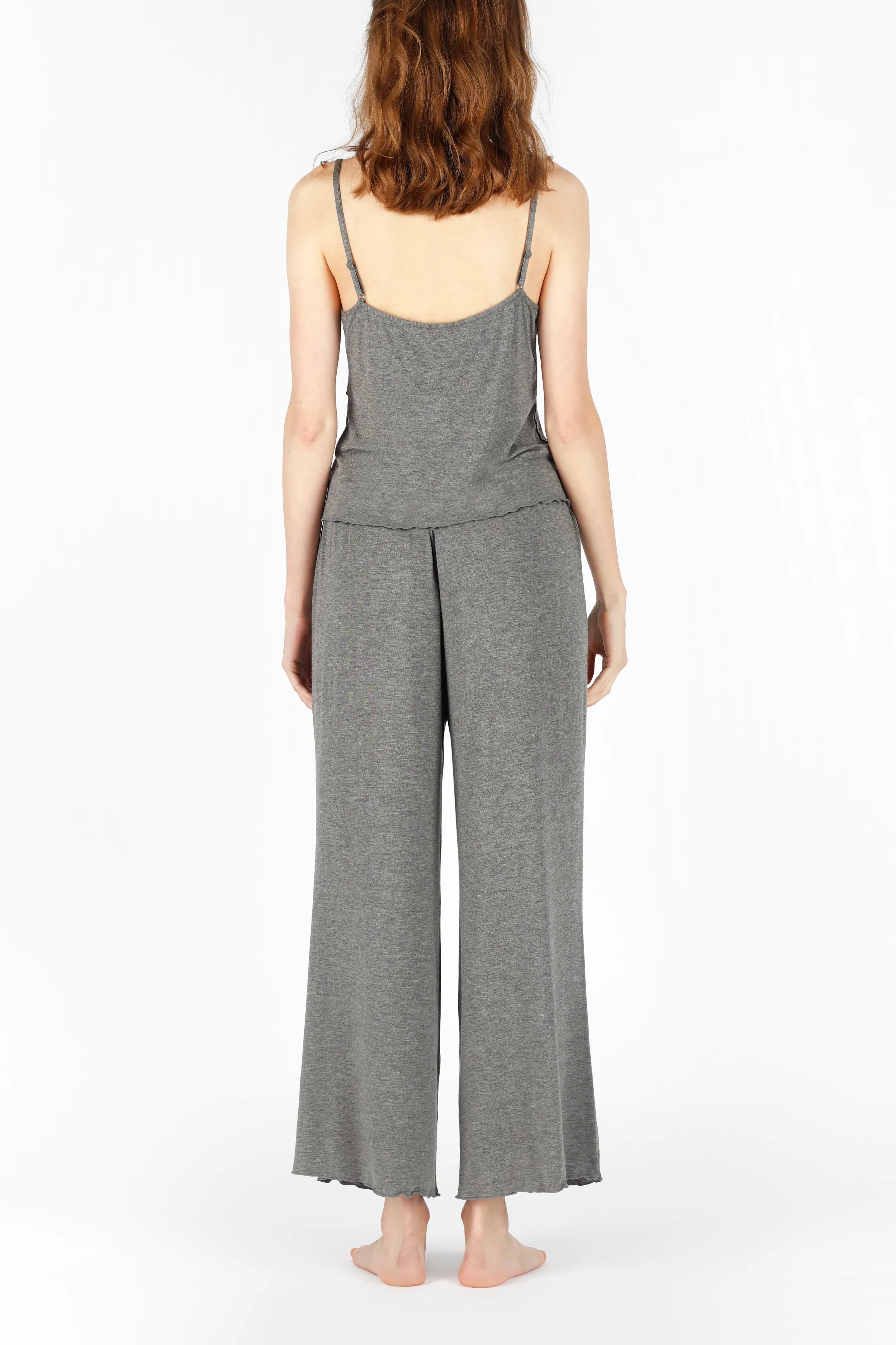 All-Day-Chic PJ Top - Charcoal