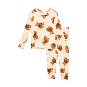 Bamboo Long Sleeve Pajama Set - Teddy Freddy