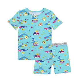 Bamboo Short Sleeve Pajama Set with Shorts - Baby Shark