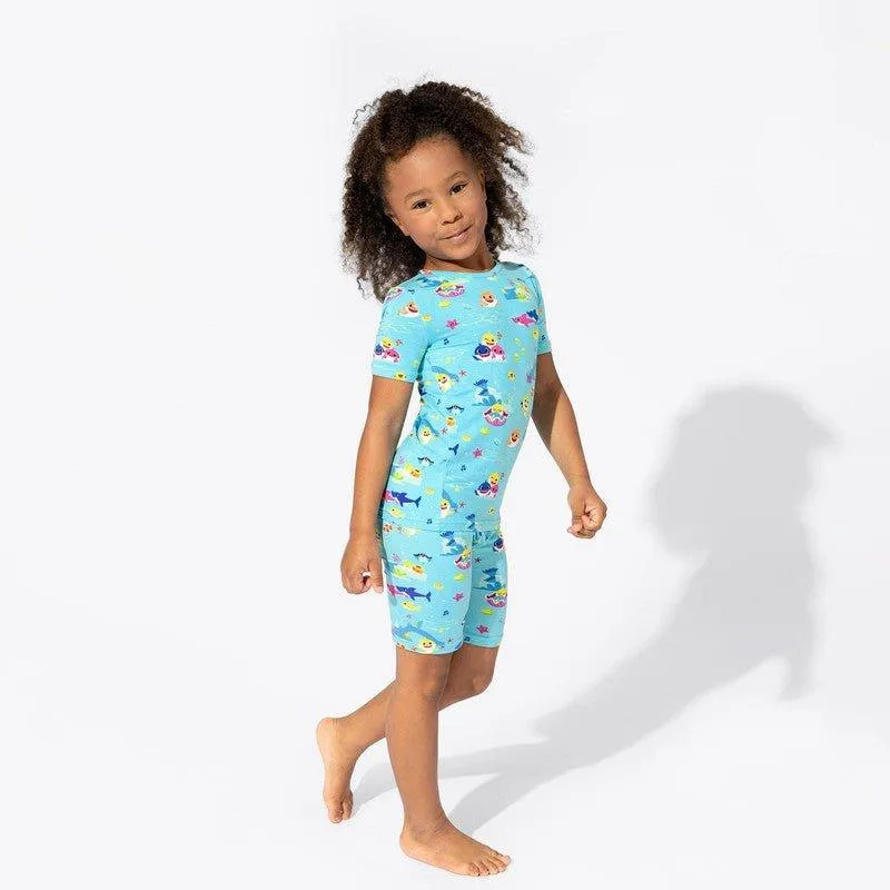 Bamboo Short Sleeve Pajama Set with Shorts - Baby Shark