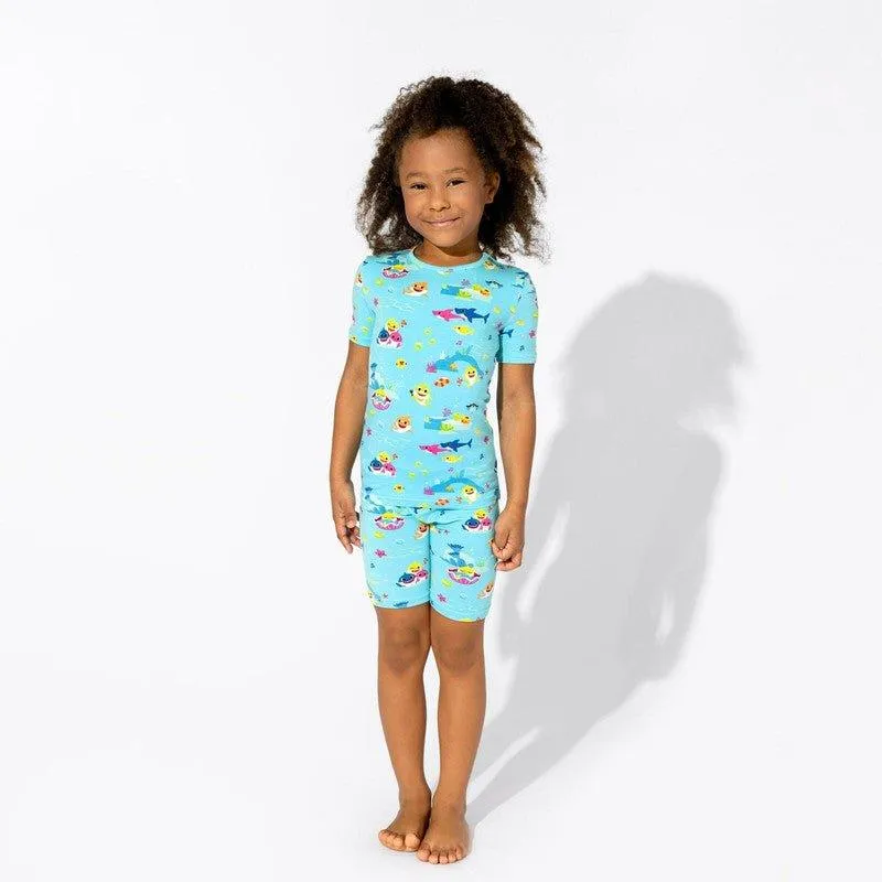 Bamboo Short Sleeve Pajama Set with Shorts - Baby Shark