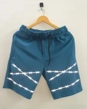 Barbed Wires Lagoon shorts
