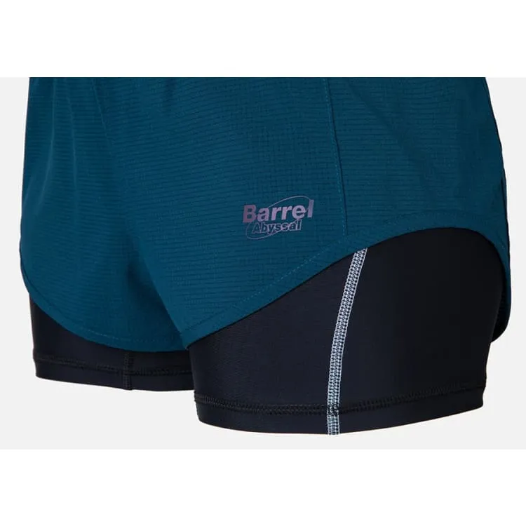Barrel Womens Abyssal Urban Water Shorts-GREEN