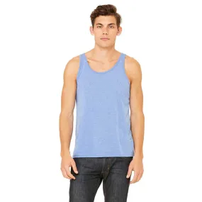 Bella   Canvas Unisex Blue Triblend Jersey Tank