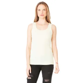 Bella   Canvas Women's Lime Wedge Stretch Rib Tank