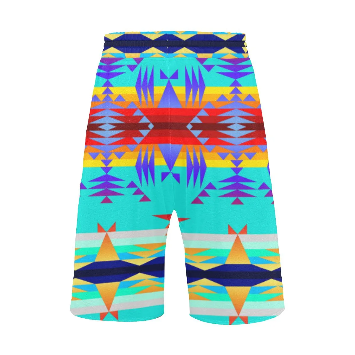 Between the Mountains Fire Men's Casual Shorts