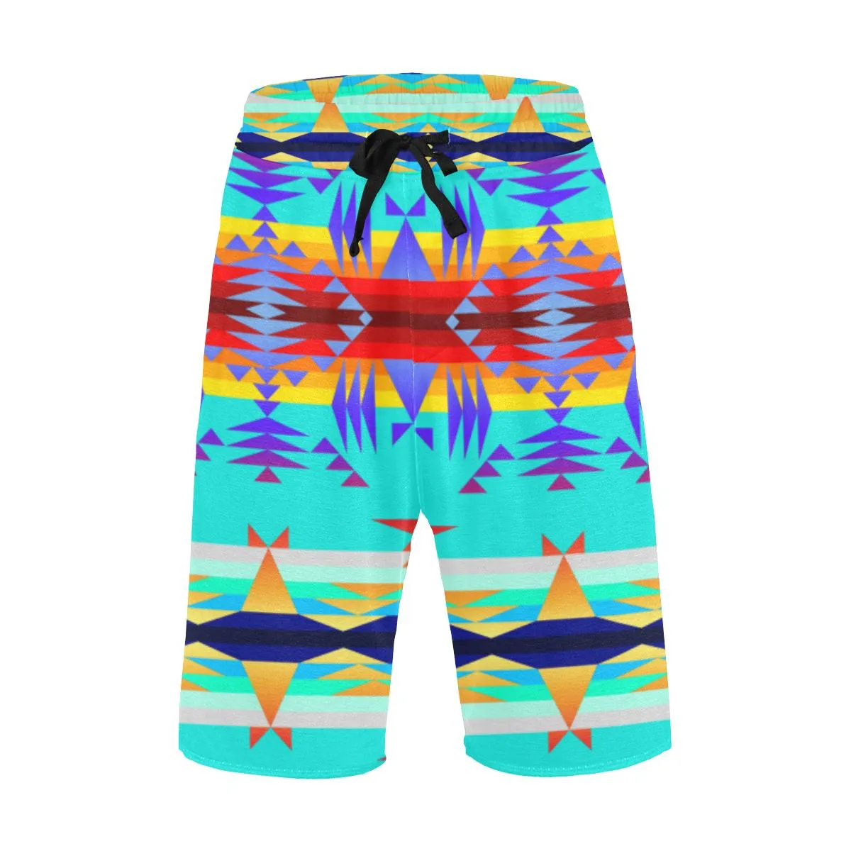 Between the Mountains Fire Men's Casual Shorts
