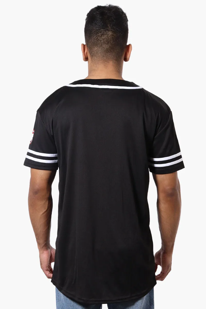Canada Weather Gear Mesh Chest Logo Baseball Tee - Black