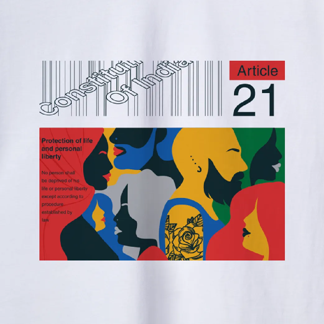 Constitution of India 'The Live and Let Live' Shirt