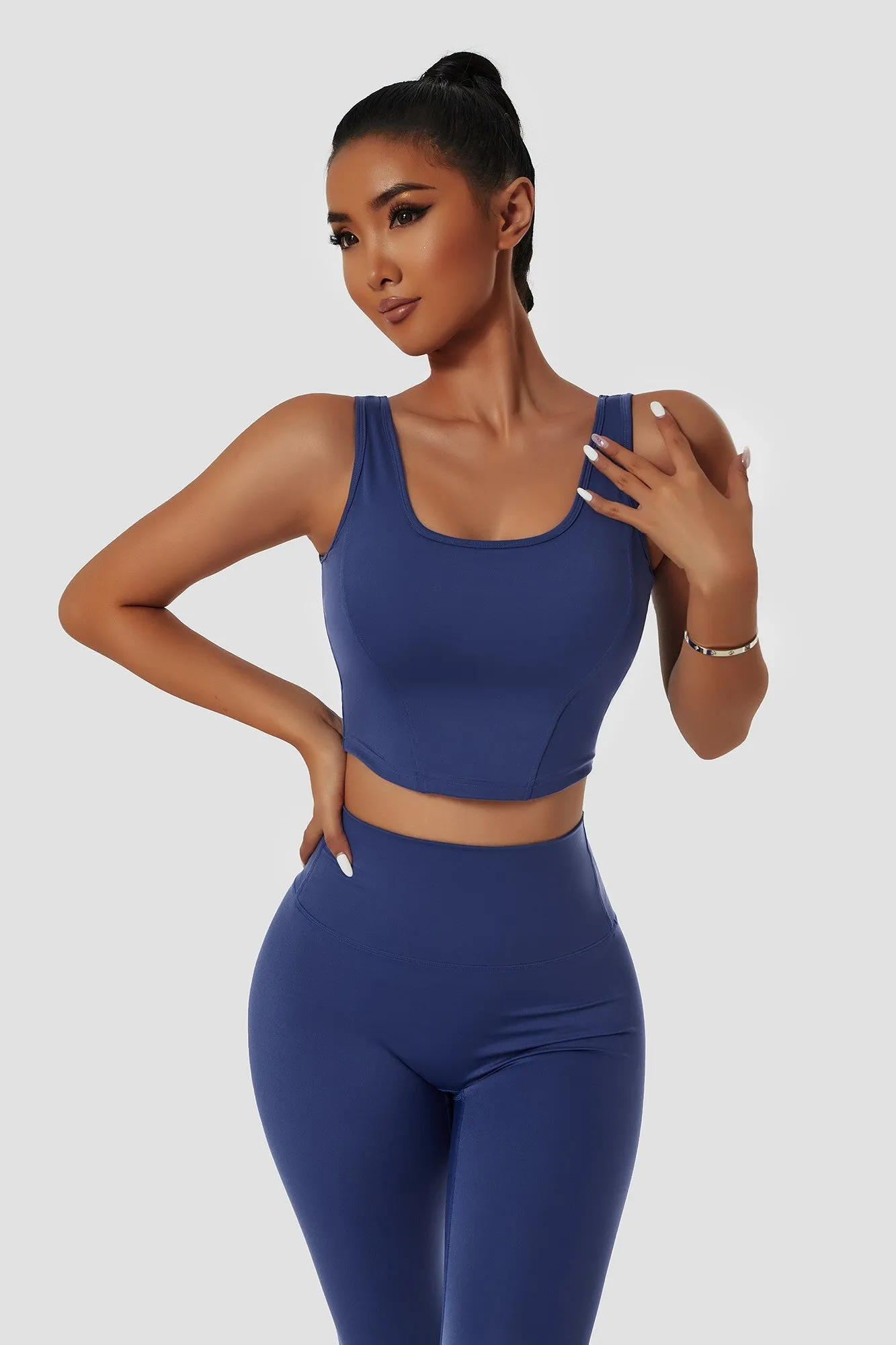 Corset Seamed Tank Top