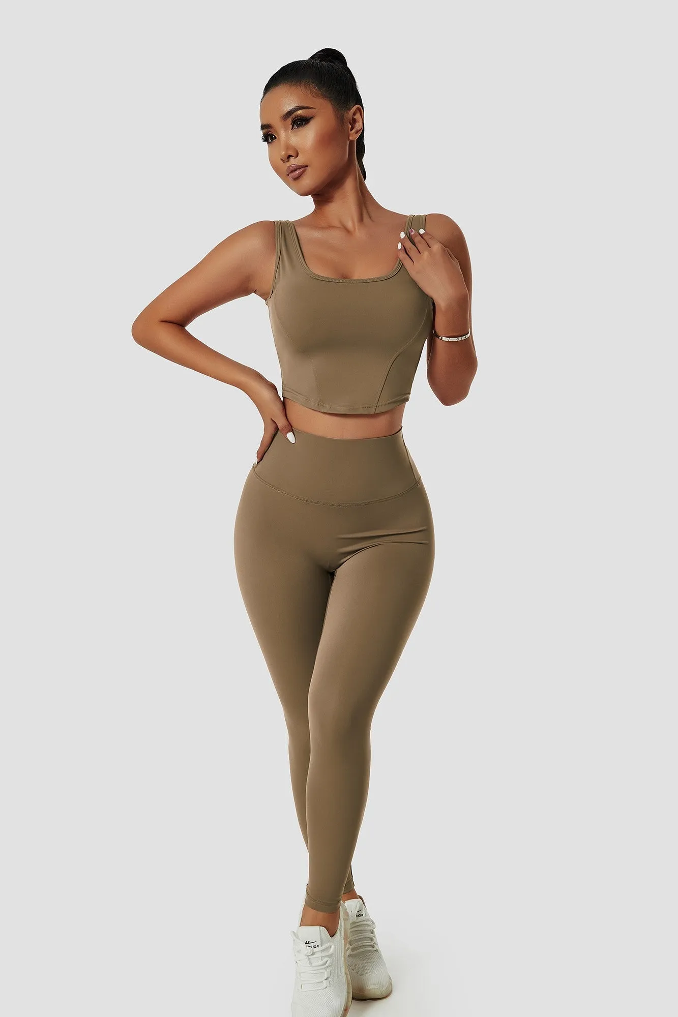 Corset Seamed Tank Top