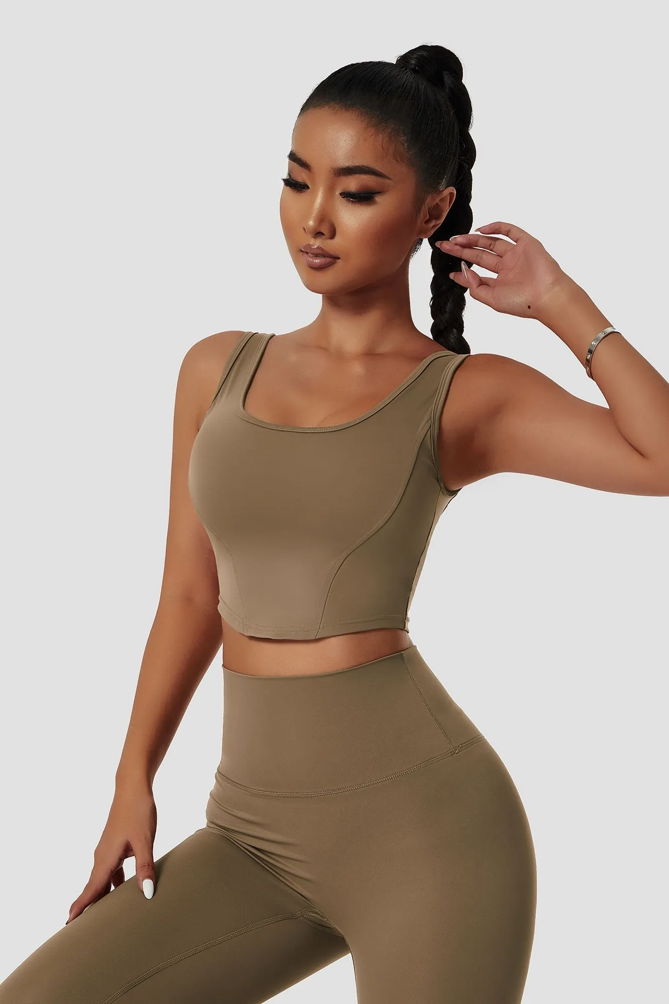 Corset Seamed Tank Top