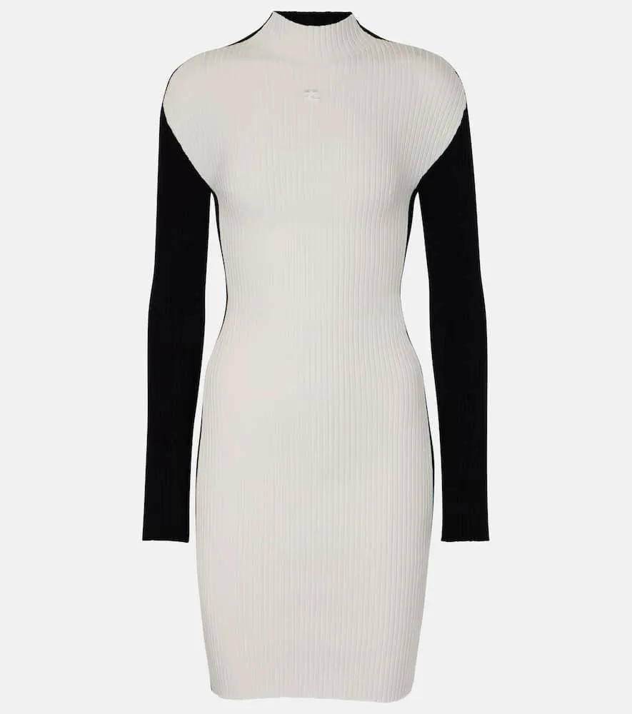 Courreges Colorblocked minidress