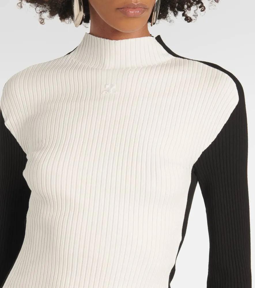 Courreges Colorblocked minidress