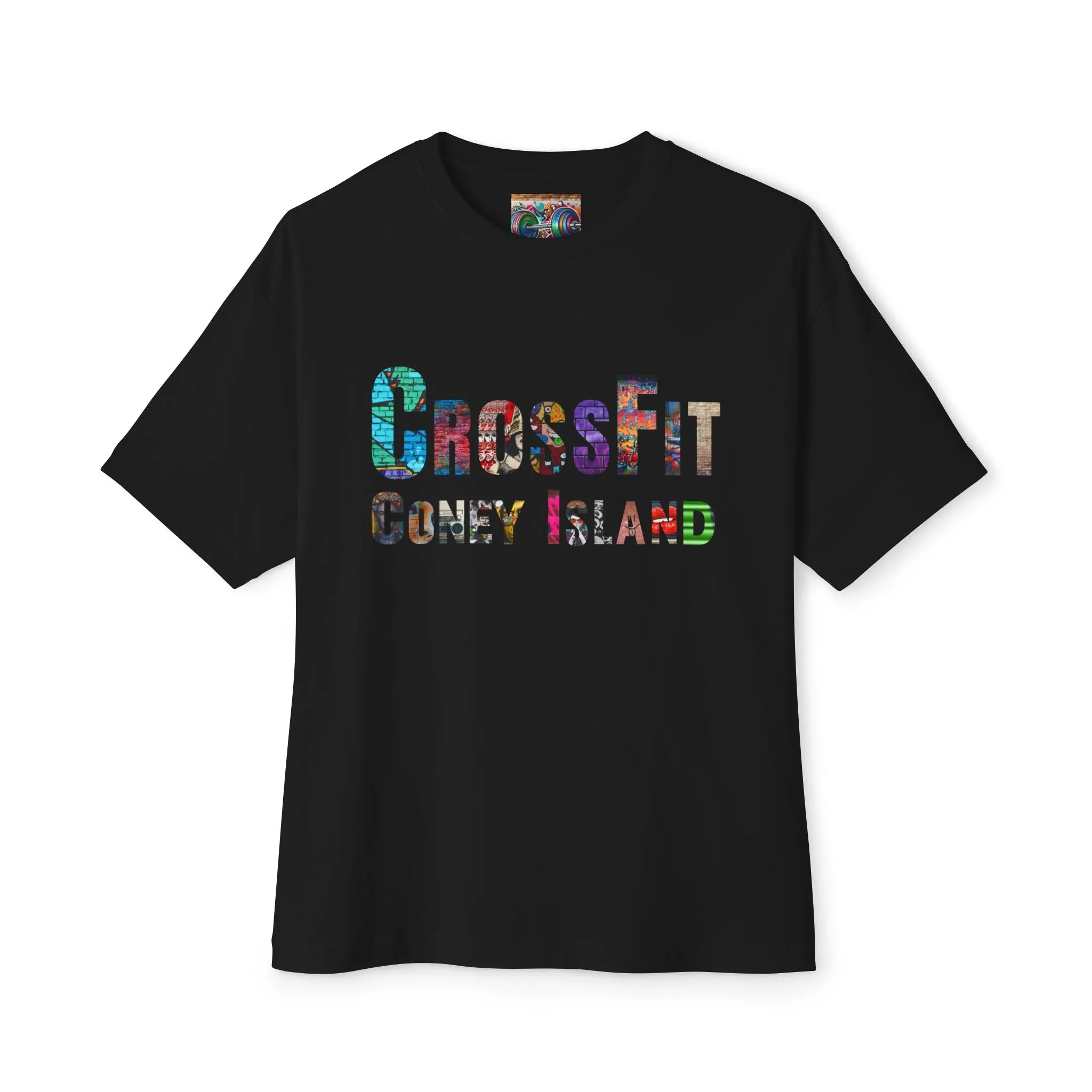 CrossFit Coney Island Graffiti - Unisex Oversized Boxy Tee