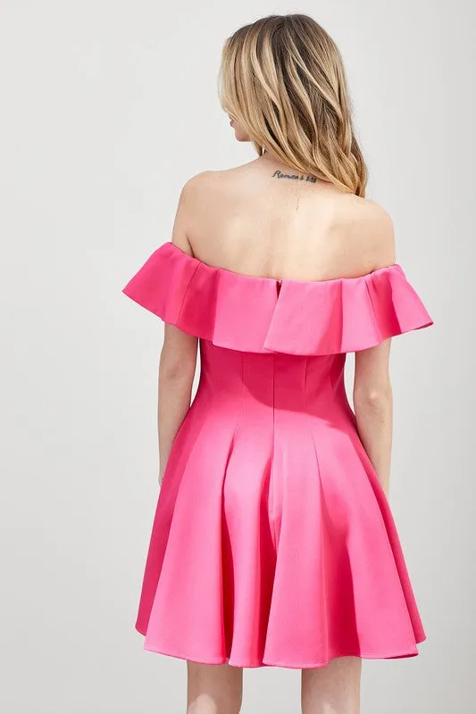 DO   BE Collection A-Line Ruffle Dress