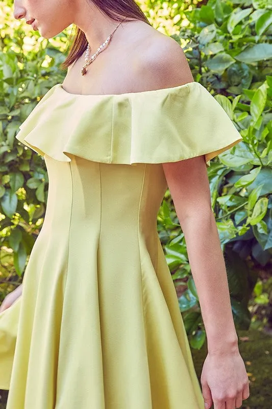 DO   BE Collection A-Line Ruffle Dress