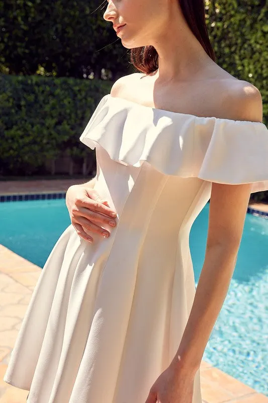 DO   BE Collection A-Line Ruffle Dress