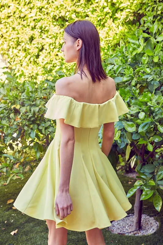 DO   BE Collection A-Line Ruffle Dress