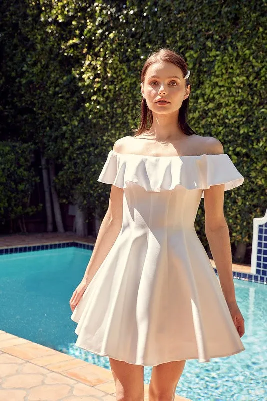 DO   BE Collection A-Line Ruffle Dress