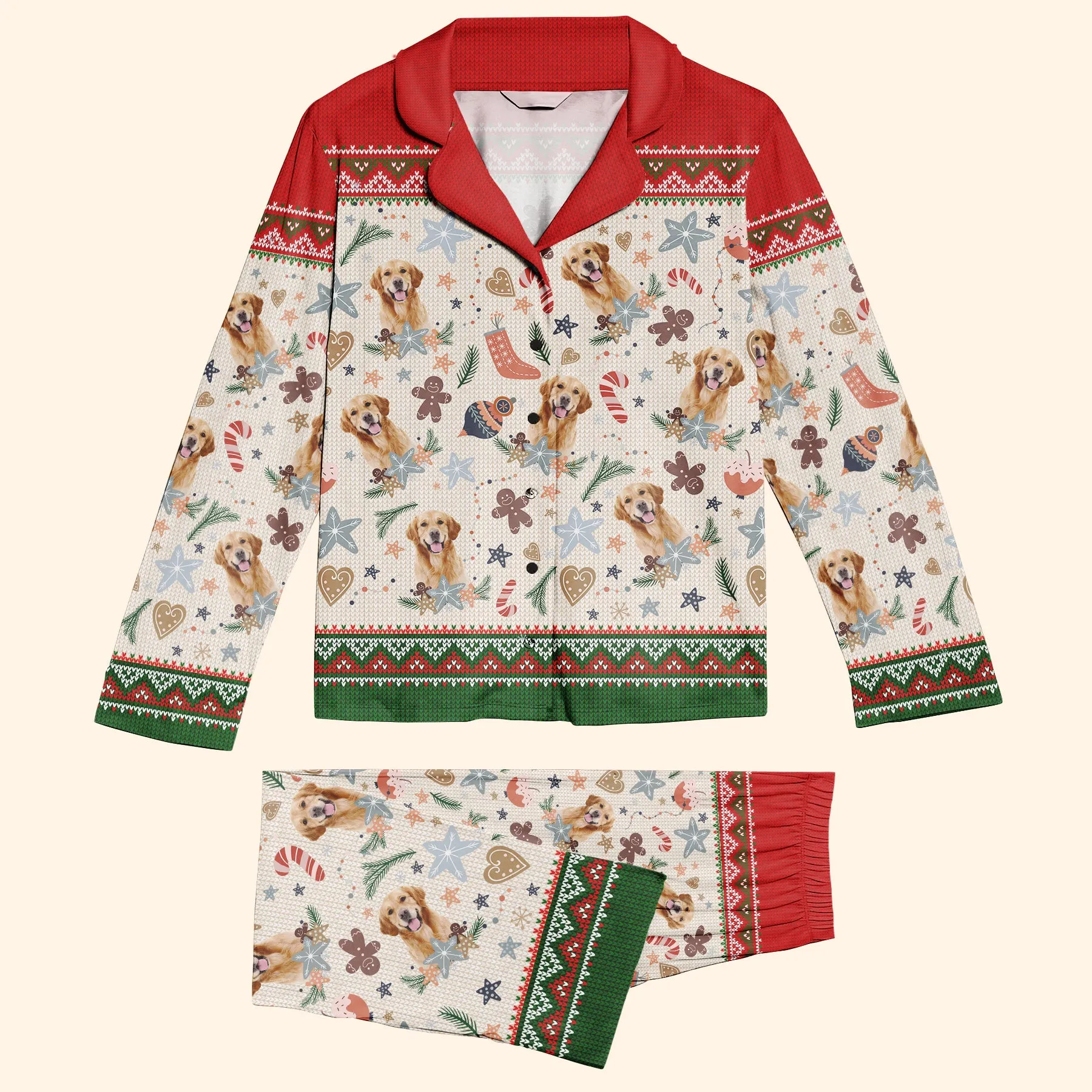 Dog Mom - Personalized Photo Women's Pajamas Set