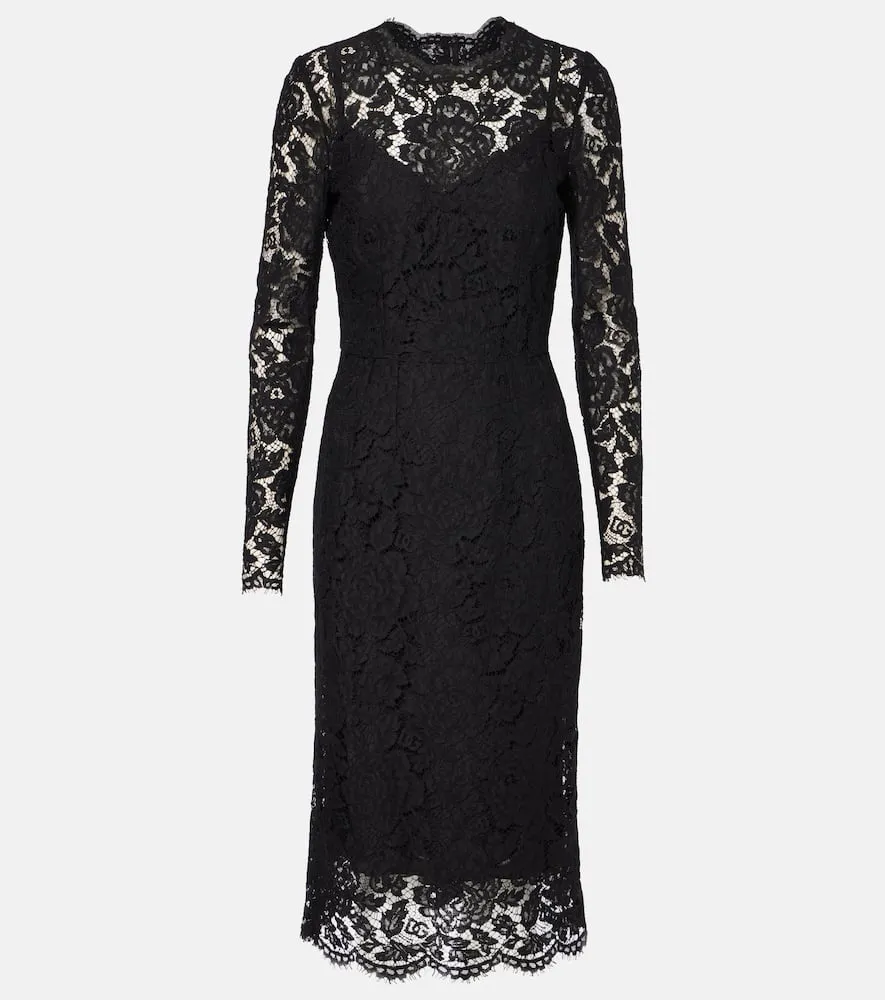 Dolce&Gabbana DG lace midi dress
