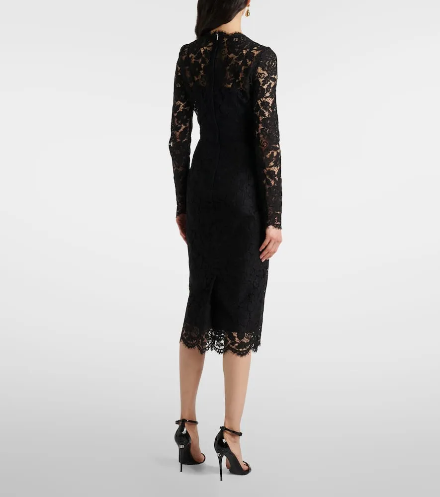 Dolce&Gabbana DG lace midi dress