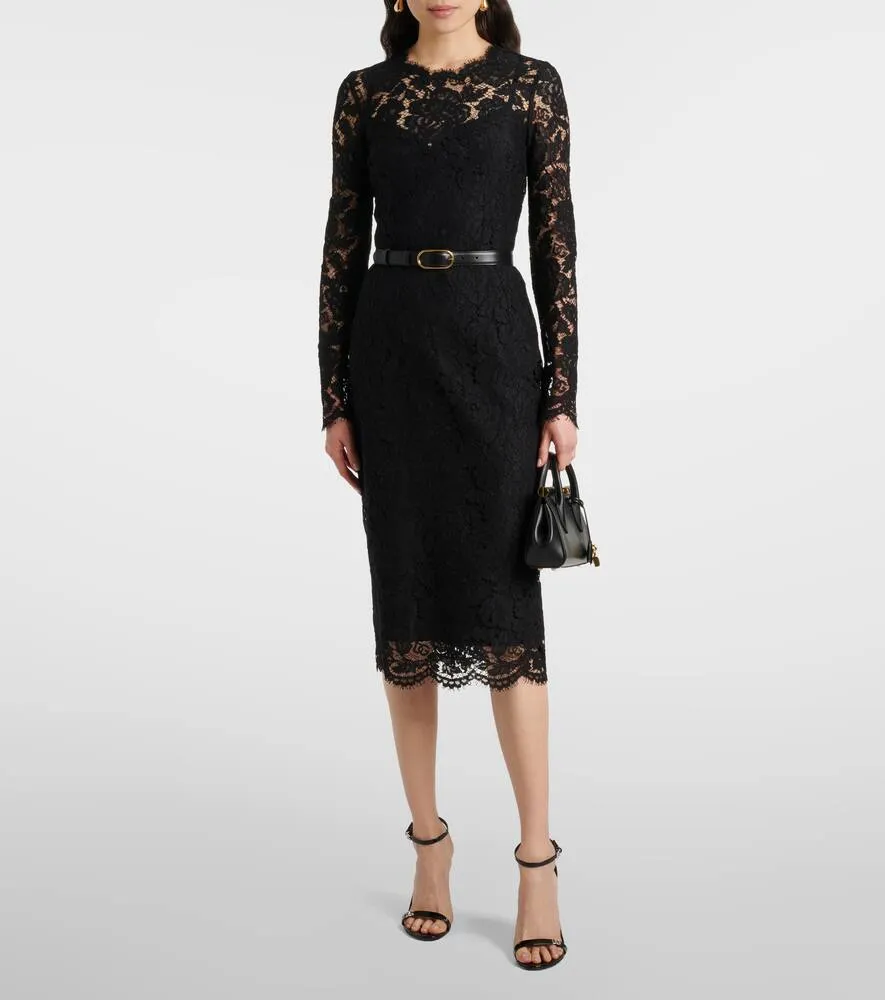 Dolce&Gabbana DG lace midi dress
