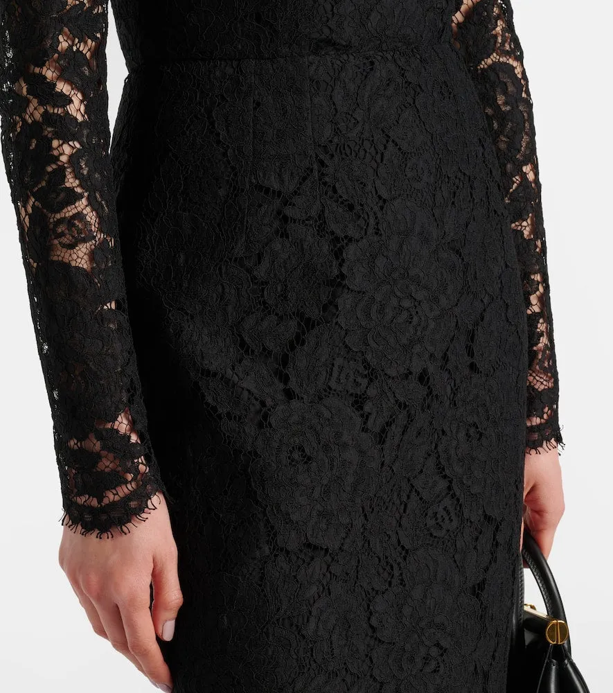 Dolce&Gabbana DG lace midi dress