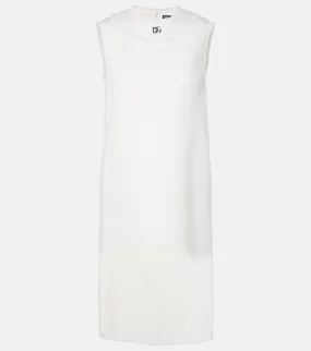 Dolce&Gabbana DG wool-blend tweed shift dress