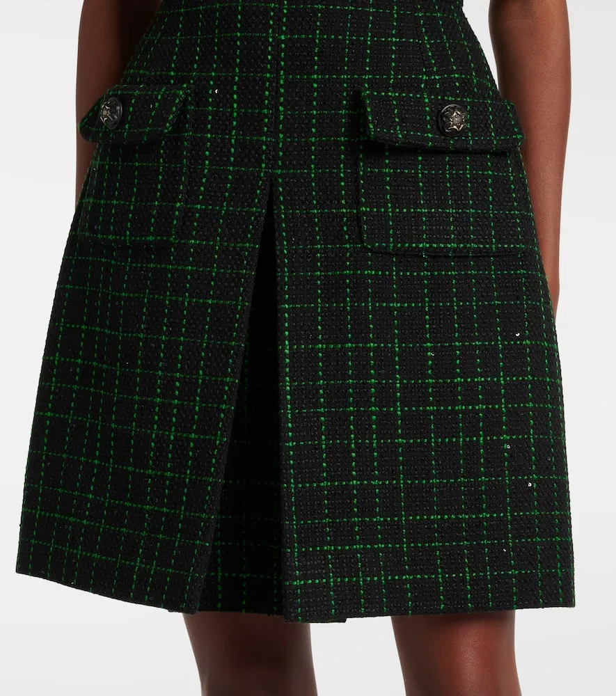 Elie Saab Tweed minidress