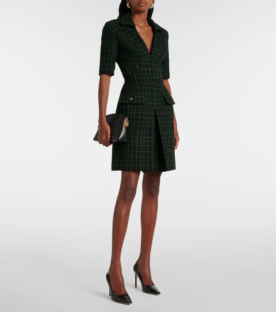 Elie Saab Tweed minidress