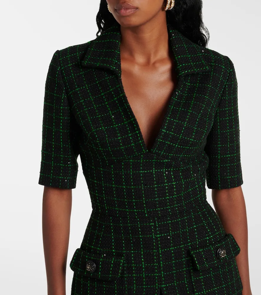 Elie Saab Tweed minidress