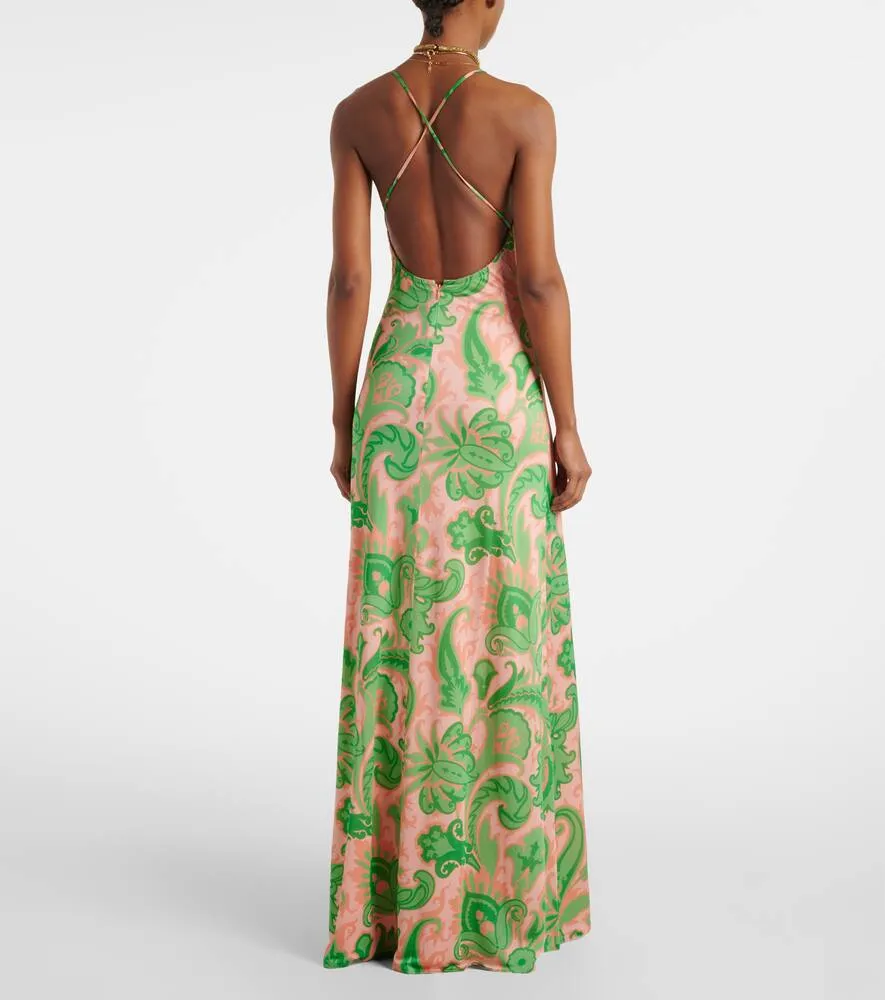 Etro Halterneck maxi dress